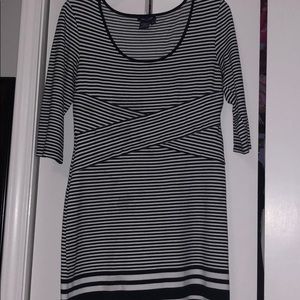 Black and white dress